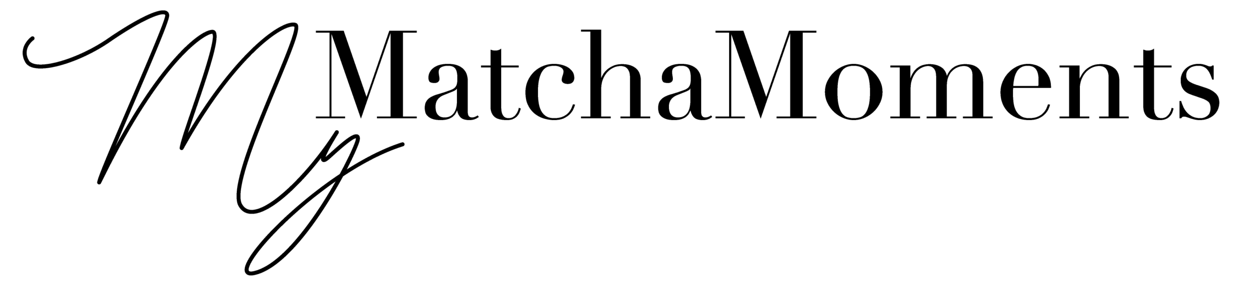 my matcha moments logo black
